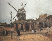 Vincent Van Gogh Le Moulin de la Galette (nn04) oil on canvas